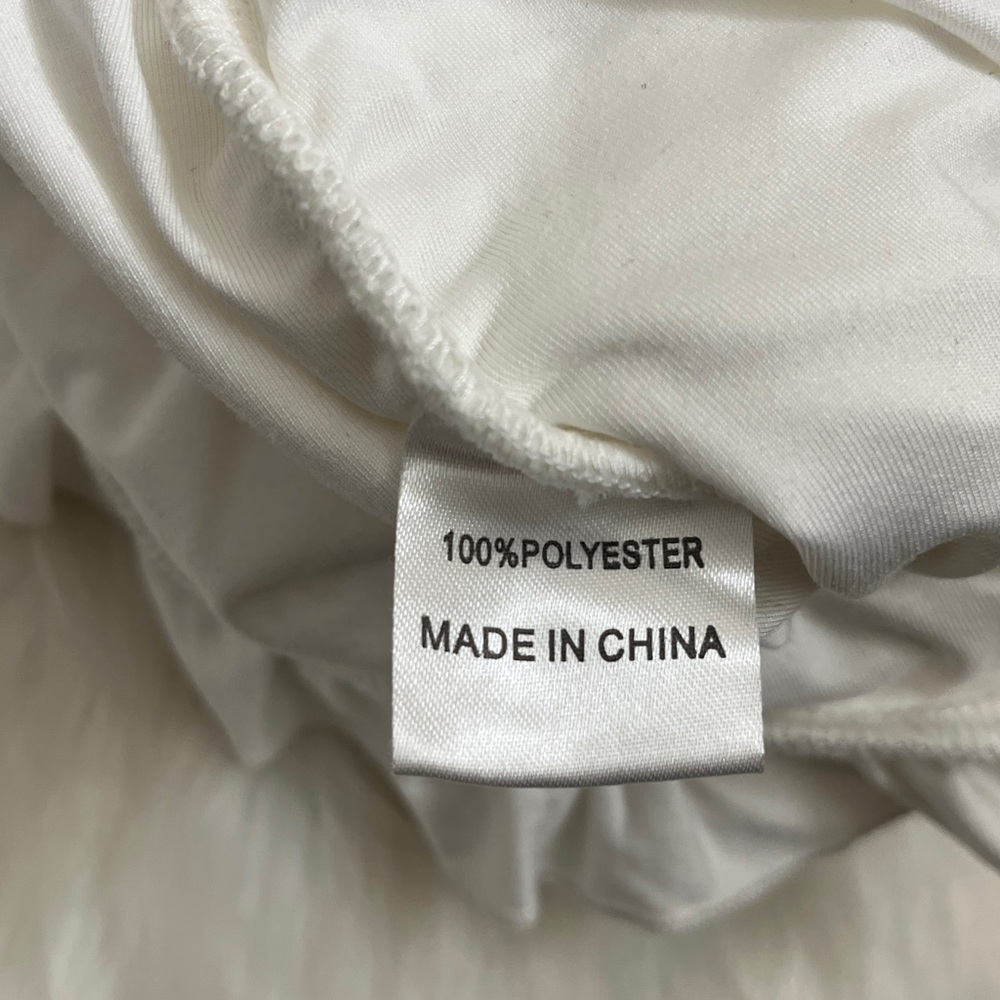 Hello Molly Ruch Yeah White Gathered Ruched Mini Dress - Picture 10 of 11